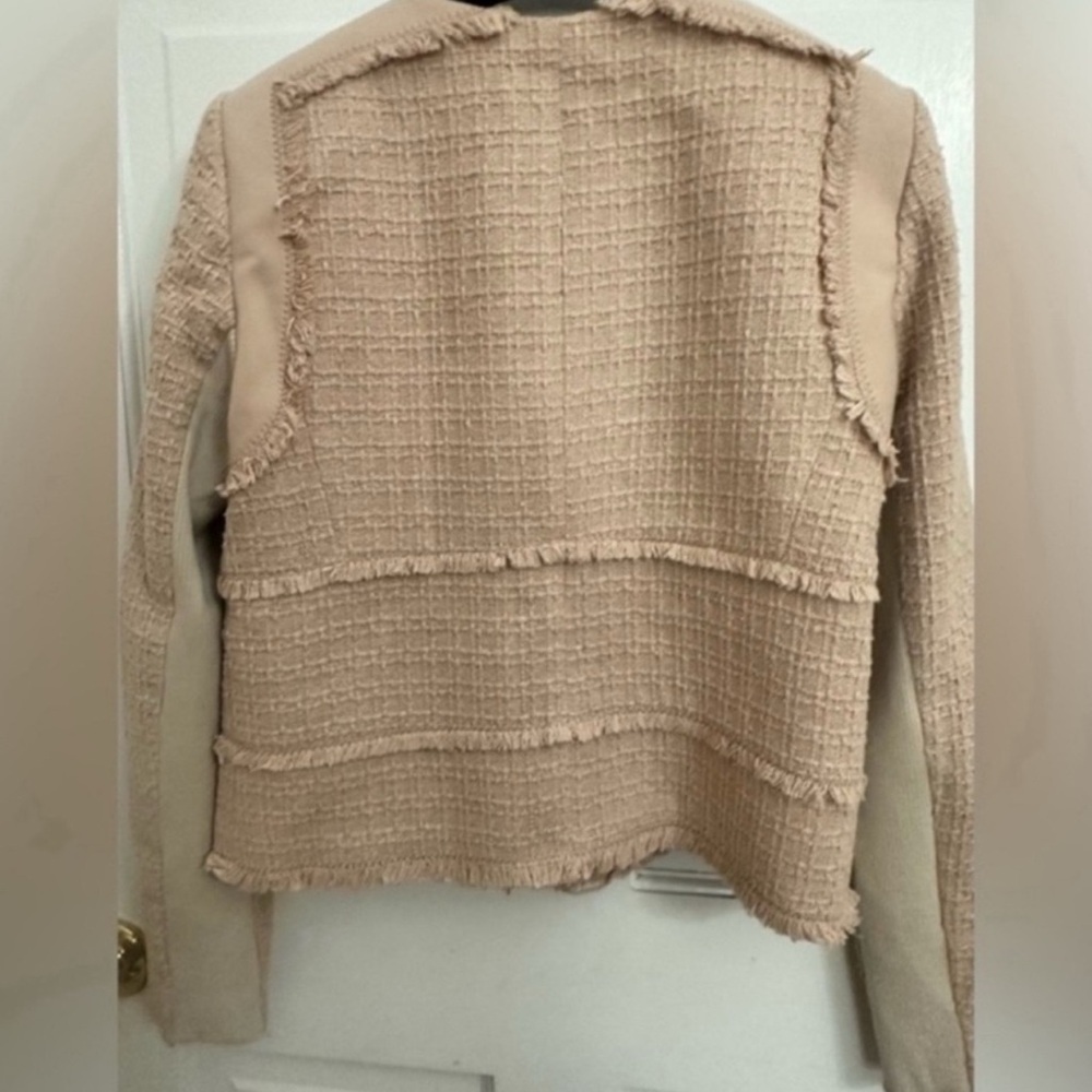 Rebecca Taylor Tweed Zip Up Blazer - Picture 7 of 16